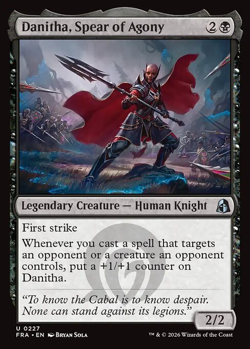 FRA-227 Danitha, Spear of Agony | Uncommon (EN)
