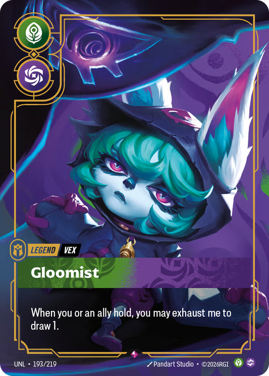 UNL-193/219 Vex - Gloomist | Rare