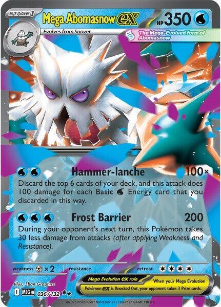 MEGEN-036 Mega Abomasnow ex | Double Rare | EN