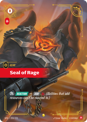 SFD-222/221 | Seal of Rage | Showcase