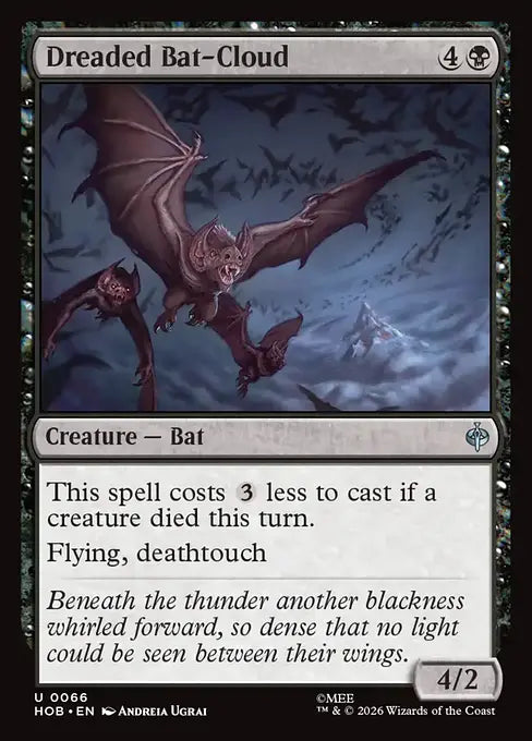 HOB-066 Dreaded Bat-Cloud | Uncommon (EN)