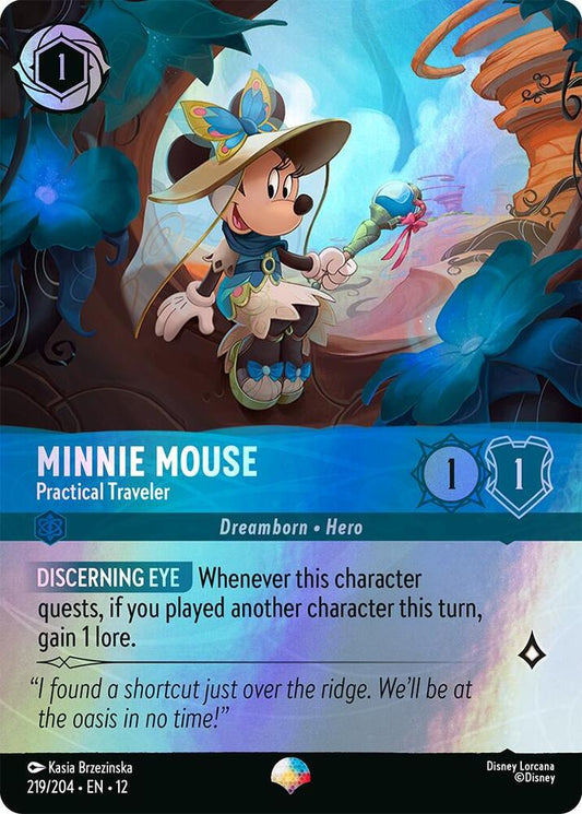 Set12-219 | Minnie Mouse – Practical Traveler | Epic | Foil