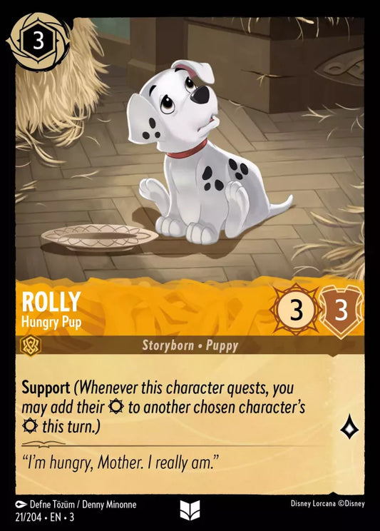 Set 3-021 | Rolly - Hungry Pup | Uncommon
