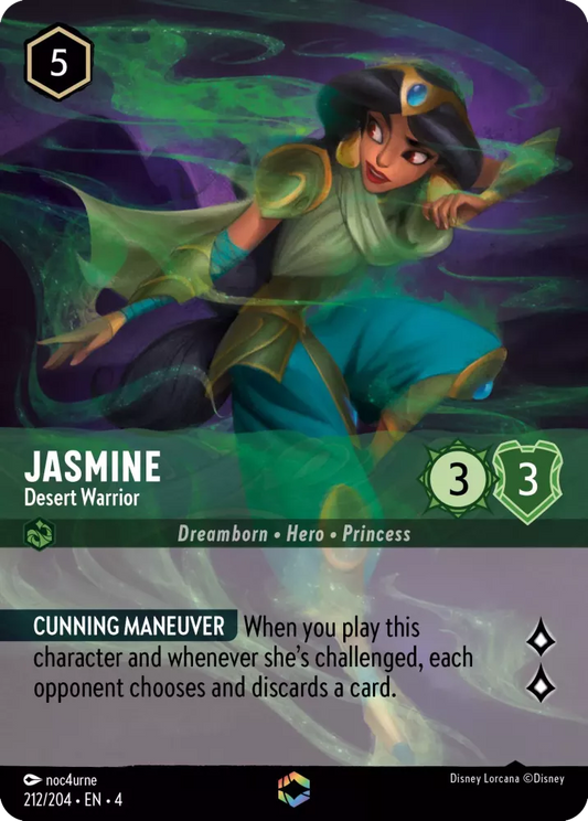Set 4-212 | Jasmine - Desert Warrior | Enchanted