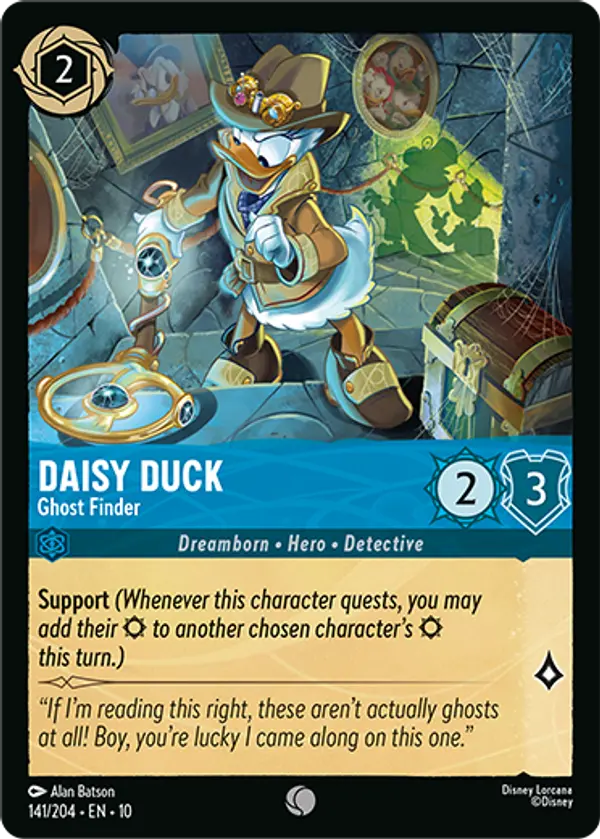 Set 10-141 | Daisy Duck - Ghost Finder | Common