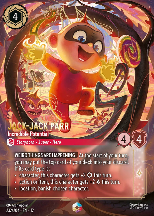 Set12-232 | Jack–Jack Parr – Incredible Potential | Legendary | Foil