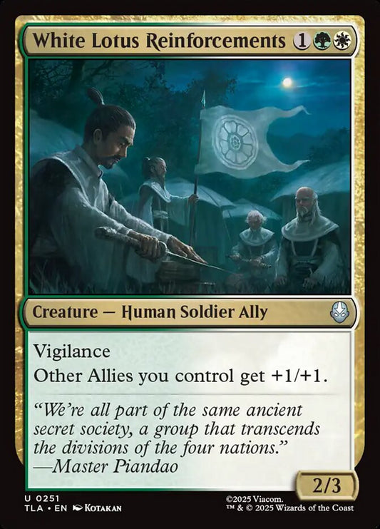 TLA-0251 | White Lotus Reinforcements | EN  | - | Foil