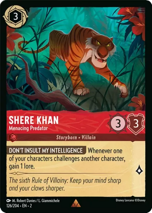 Set 2-126 | Shere Khan - Menacing Predator | Rare