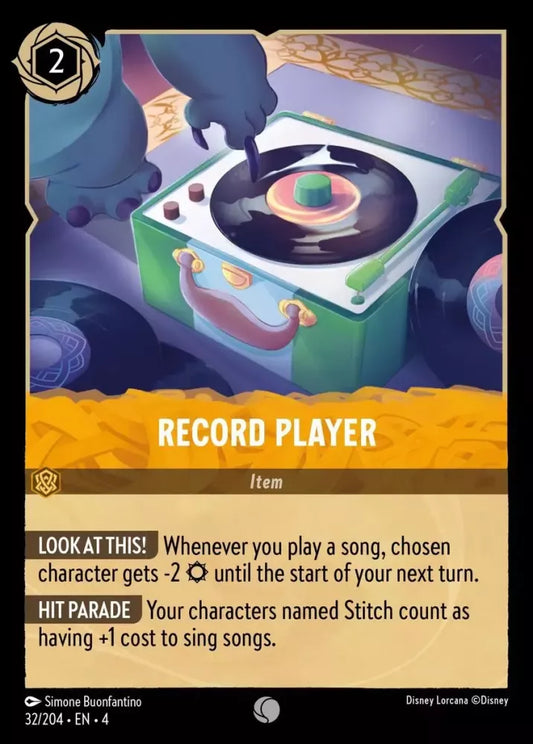 Set 4-032 | Record Player | Common