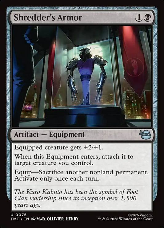 TMT-0075 | Shredder's Armor | EN  | - | Foil