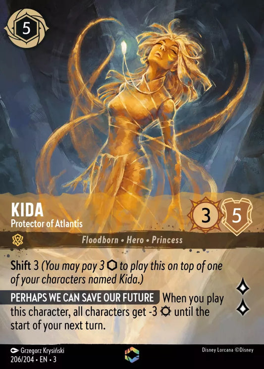 Set 3-206 | Kida - Protector of Atlantis | Enchanted