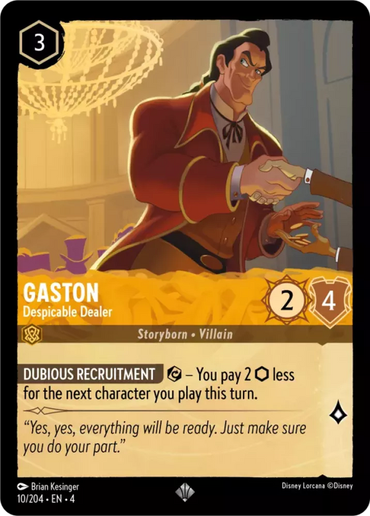 Set 4-010 | Gaston - Despicable Dealer | Super Rare