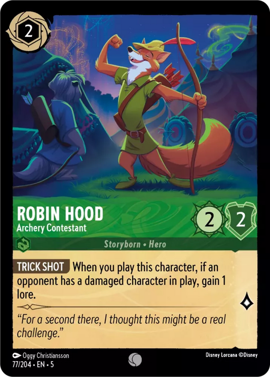 Set 5-077 | Robin Hood - Archery Contestant | Common