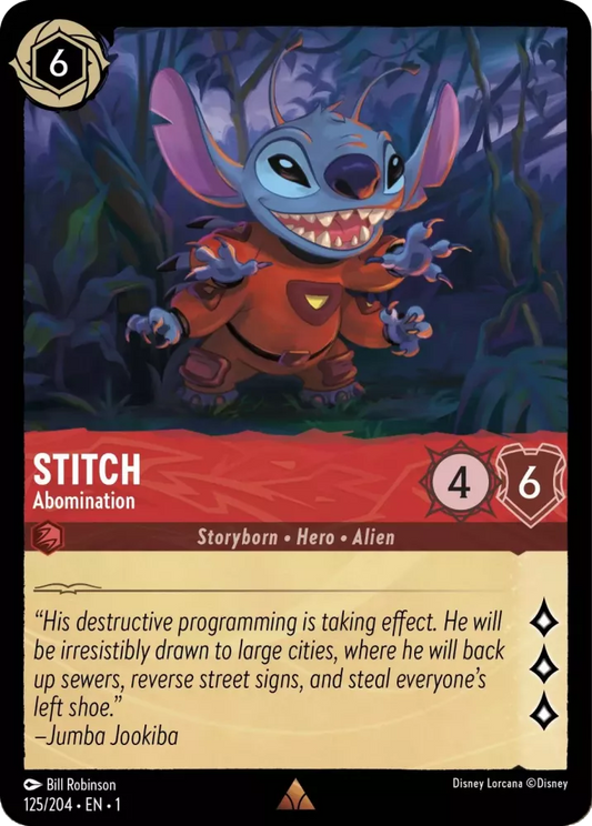 Set 1-125 | Stitch - Abomination |  Rare