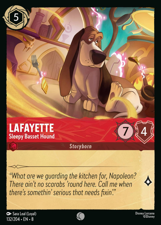 Set 8-132 | Lafayette - Sleepy Basset Hound | Common