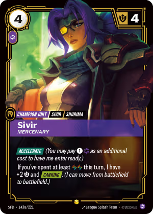 SFD-143a/221 | Sivir, Mercenary | Showcase