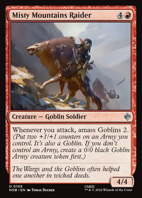 HOB-105 Misty Mountains Raider | Uncommon (EN)
