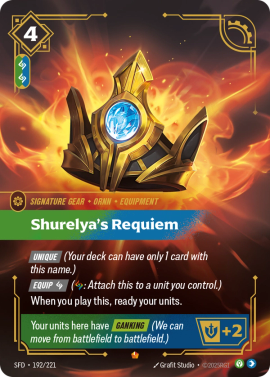 SFD-192/221 | Shurelya's Requiem | Epic