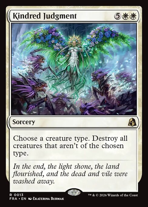 FRA-013 Kindred Judgment | Rare (EN)
