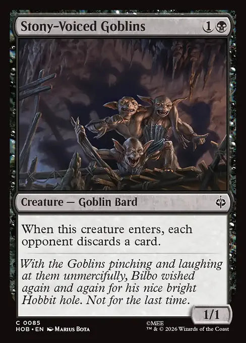 HOB-085 Stony-Voiced Goblins | Common (EN)