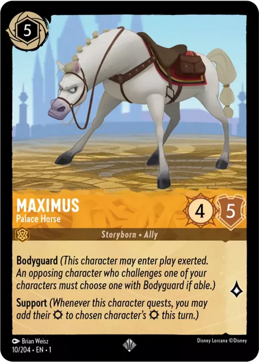Set 1-010 | Maximus - Palace Horse |  Super Rare