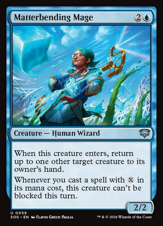 SOS-059  Matterbending Mage -EN- U (Non-Foil)