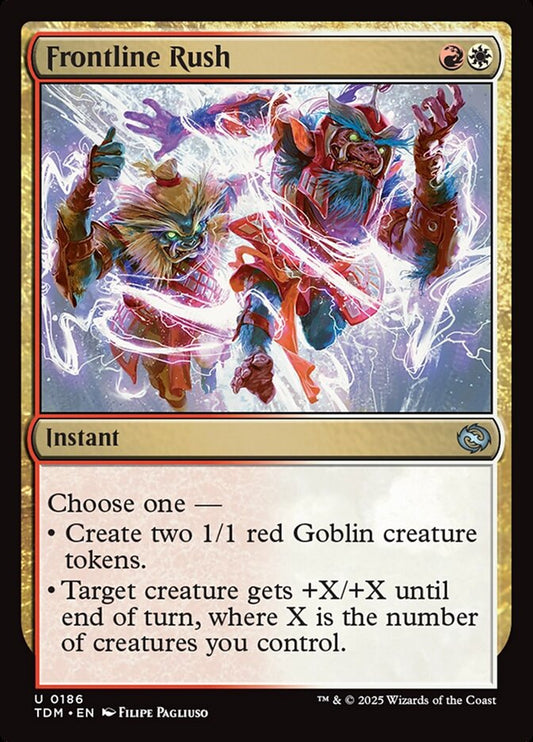 TDM-0186 | Frontline Rush | EN  | - | Non-Foil