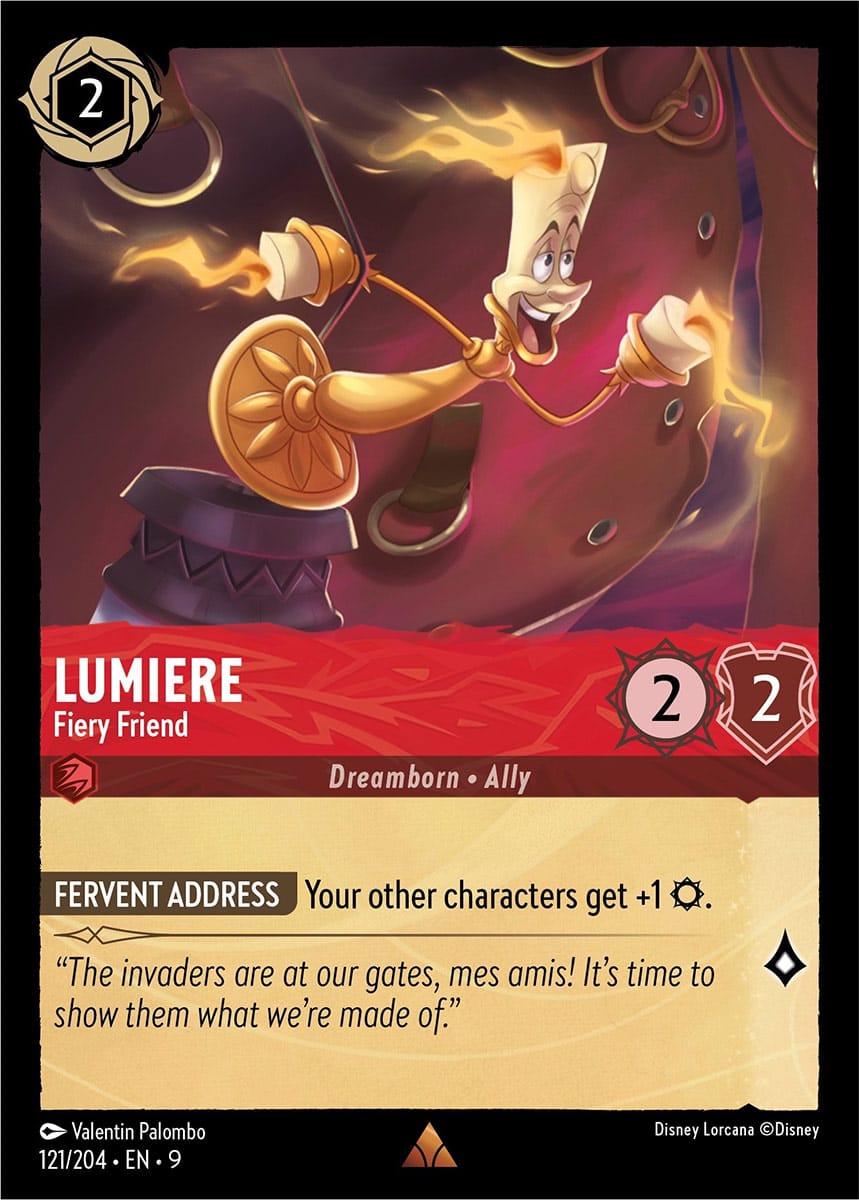 Set 9-121 | Lumiere - Fiery Friend | Rare