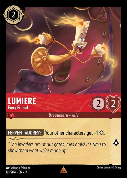 Set 9-121 | Lumiere - Fiery Friend | Rare