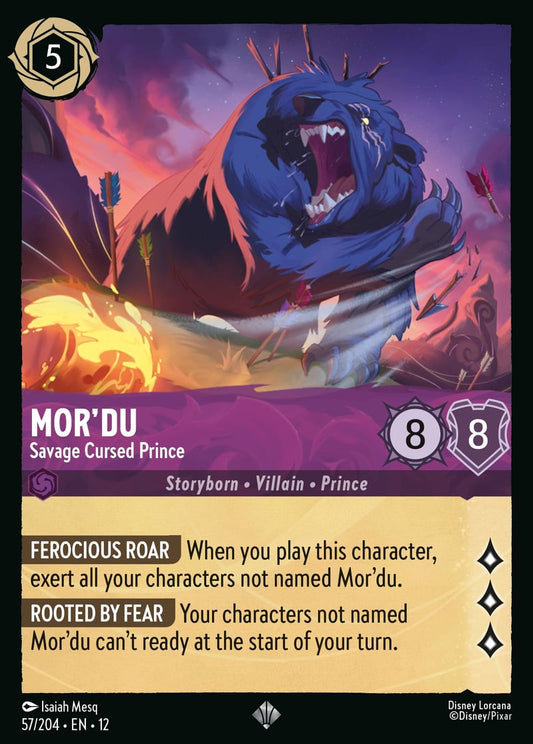 Set12-057 | Mor'du – Savage Cursed Prince | Super Rare | Foil