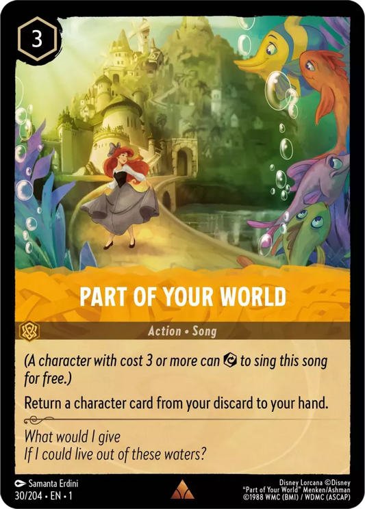 Set 1-030 | Part of Your World |  Rare