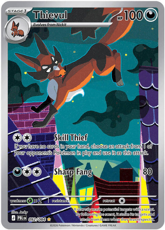 PBLEN-092/084 Thievul | Illustration Rare | EN