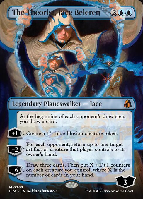 FRA-363 The Theorist, Jace Beleren (Borderless) | Mythic (EN)