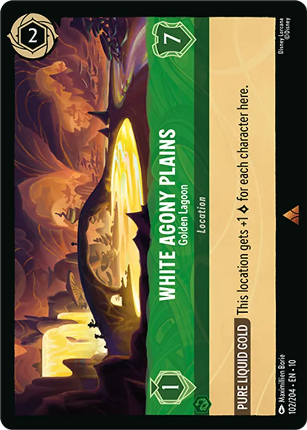Set 10-102 | White Agony Plains - Golden Lagoon | Rare