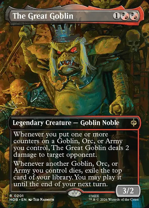 HOB-201 The Great Goblin (Borderless) | Rare (EN)