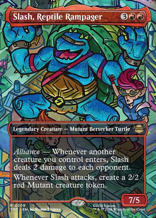 EN | Slash, Reptile Rampager| Foil| TMT-208