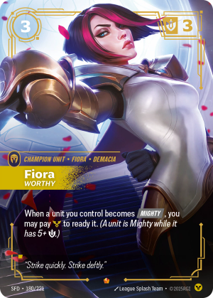 SFD-180/221 | Fiora, Worthy | Epic