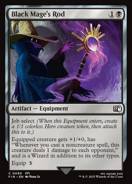 FIN-0090 | Black Mage's Rod | EN  | - | Foil
