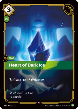 SFD-052/221 | Heart of Dark Ice | Rare