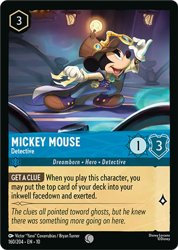 Set 10-160 | Mickey Mouse - Detective | Common
