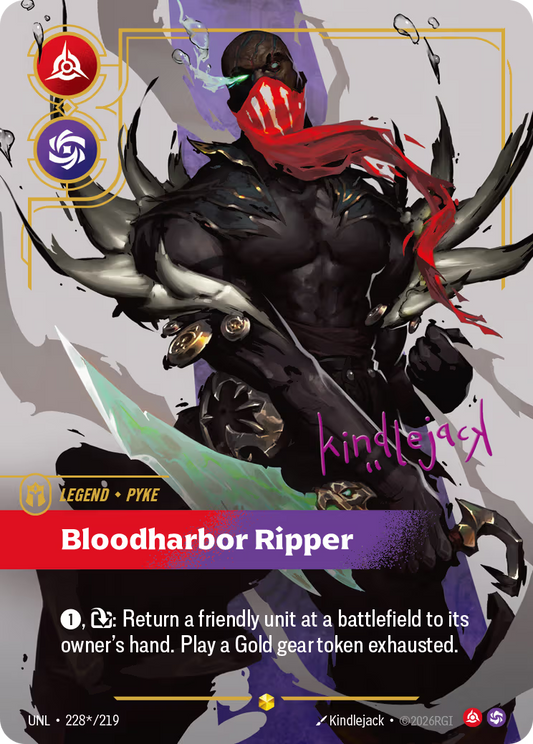 UNL-228*/219 Pyke - Bloodharbor Ripper (Signature) | Showcase