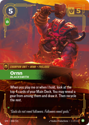 SFD-058/221 | Ornn, Blacksmith | Epic