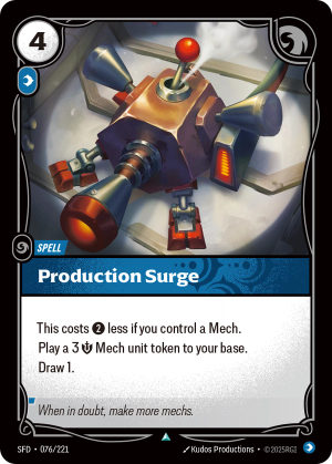 SFD-076/221 | Production Surge | uncommon