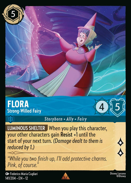 Set12-141 | Flora – Strong–Willed Fairy | Rare | Non-Foil