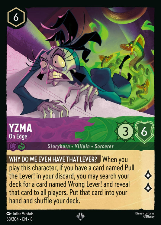 Set 8-068 | Yzma - On Edge | Super Rare