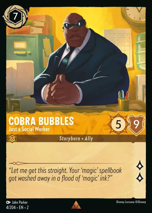 Set 2-004 | Cobra Bubbles - Just a Social Worker | Rare