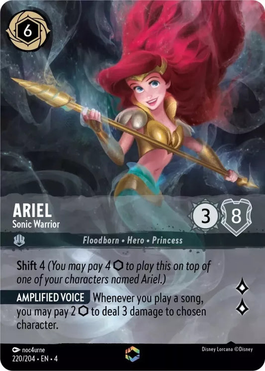 Set 4-220 | Ariel - Sonic Warrior | Enchanted