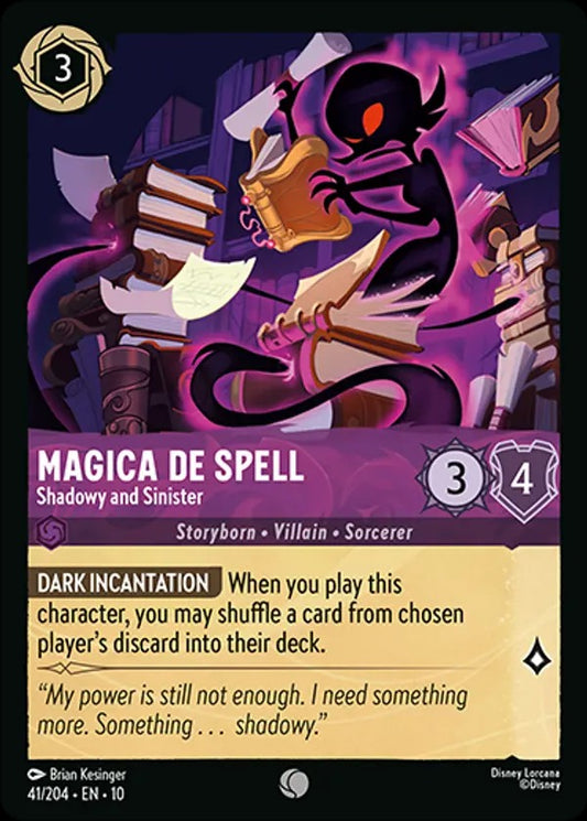 Set 10-041 | Magica De Spell - Shadowy and Sinister | Common