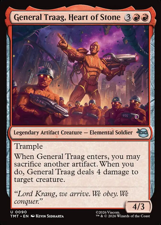 TMT-0090 | General Traag, Heart of Stone | EN  | - | Foil