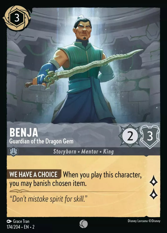 Set 2-174 | Benja - Guardian of the Dragon Gem | Common